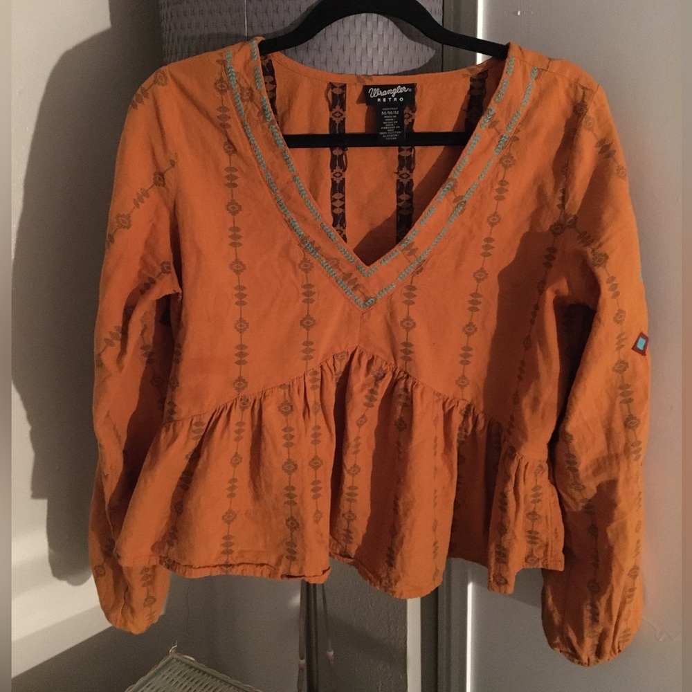 Wrangler Retro Blouse Top Medium